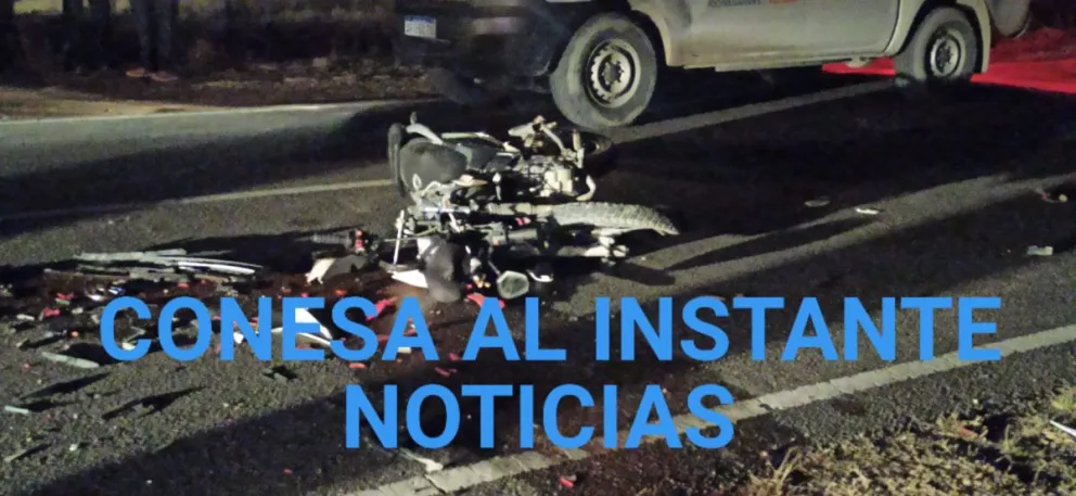 Susto en la Ruta Nacional 250 en la noche del viernes
