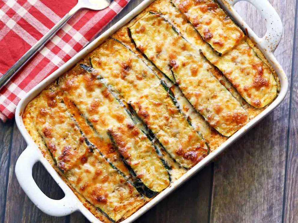 Lasagna de Zucchini: receta rendidora y económica